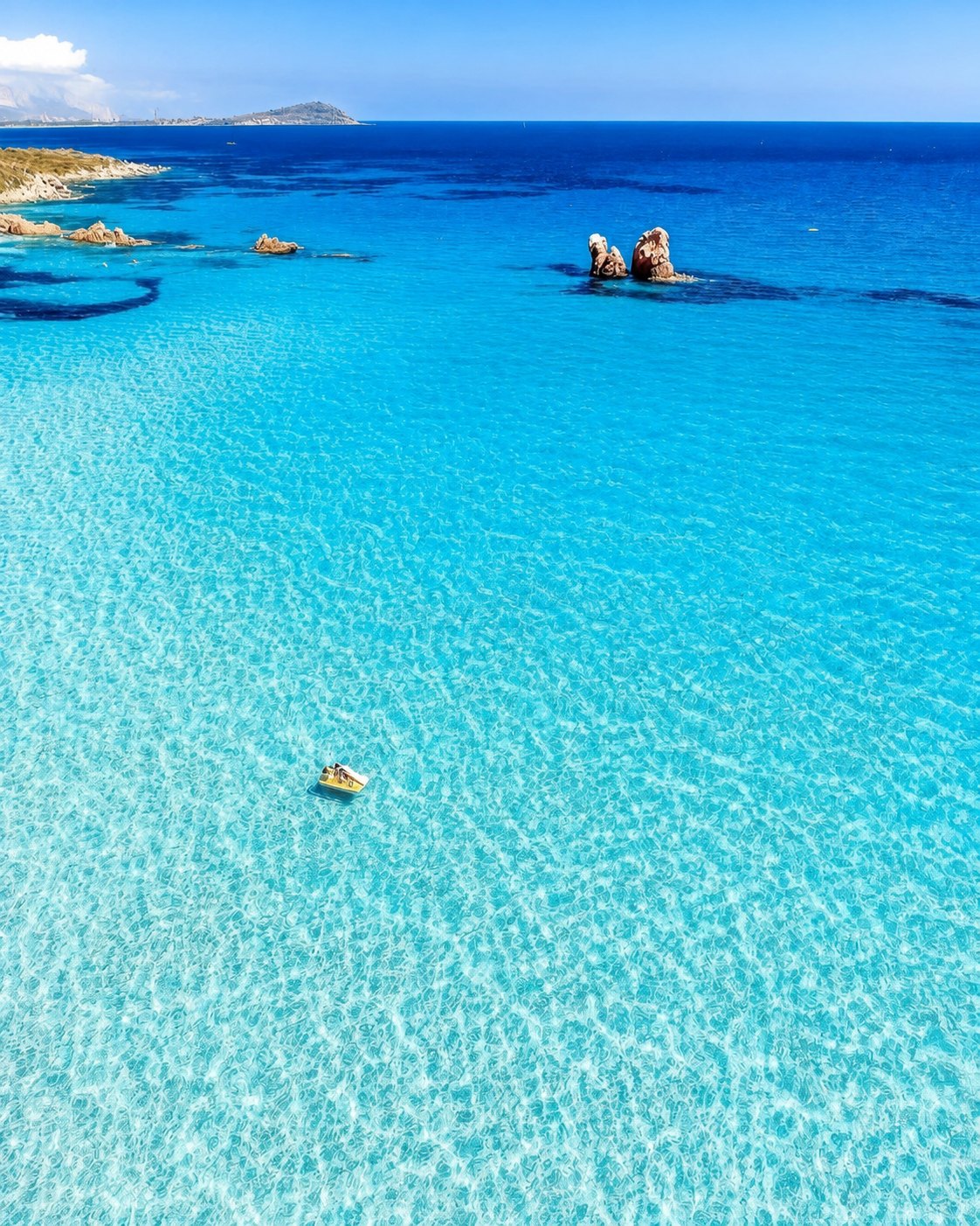 I faraglioni rossi della Spiaggia di Cea in Ogliastra